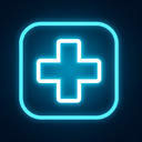 icon_science_medical_cross_glow_effect icon preview