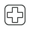 icon_science_medical_cross_minimal_outline icon preview