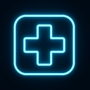 icon_science_medical_cross_neon icon preview