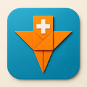 icon_science_medical_cross_origami icon preview