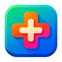 icon_science_medical_cross_vibrant_colors icon preview