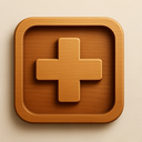 icon_science_medical_cross_wooden icon preview