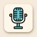 icon_science_microphone_origami icon preview