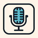 icon_science_microphone_sharp_edges icon preview