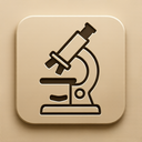 icon_science_microscope_embossed icon preview