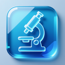 icon_science_microscope_glassy icon preview