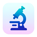 icon_science_microscope_gradient icon preview