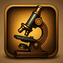 icon_science_microscope_steampunk icon preview