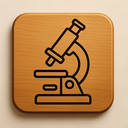 icon_science_microscope_wooden icon preview