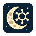 icon_science_moon_asymmetrical icon preview