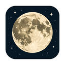 icon_science_moon_bold icon preview