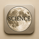 icon_science_moon_embossed icon preview