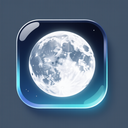 icon_science_moon_glassy icon preview