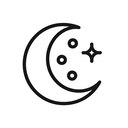 icon_science_moon_minimal_outline icon preview