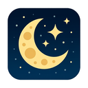 icon_science_moon_modern icon preview