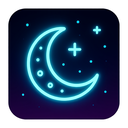 icon_science_moon_neon icon preview