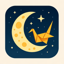 icon_science_moon_origami icon preview