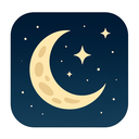 icon_science_moon_thin icon preview