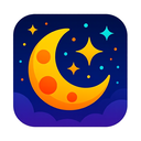icon_science_moon_vibrant_colors icon preview