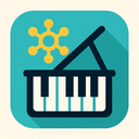 icon_science_piano_flat_design icon preview