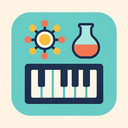 icon_science_piano_flat_pastel icon preview