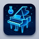 icon_science_piano_futuristic icon preview
