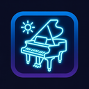 icon_science_piano_glow_effect icon preview