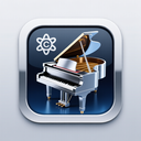 icon_science_piano_metallic icon preview