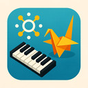 icon_science_piano_origami icon preview