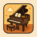 icon_science_piano_retro icon preview