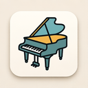 icon_science_piano_thin icon preview