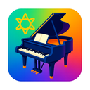 icon_science_piano_vibrant_colors icon preview