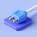 icon_science_plug_3d_isometric icon preview