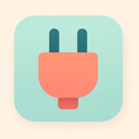 icon_science_plug_flat_pastel icon preview