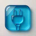 icon_science_plug_glassy icon preview