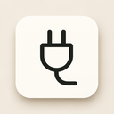 icon_science_plug_minimalist icon preview