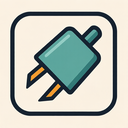 icon_science_plug_sharp_edges icon preview