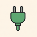 icon_science_plug_vector icon preview