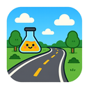icon_science_road_cartoon icon preview