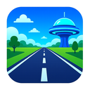 icon_science_road_futuristic icon preview