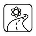 icon_science_road_outline icon preview