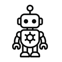 icon_science_robot_monochrome icon preview