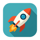 icon_science_rocket_flat_design icon preview