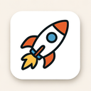 icon_science_rocket_minimalist icon preview