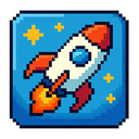 icon_science_rocket_pixel_art icon preview