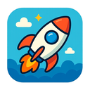 icon_science_rocket_playful icon preview