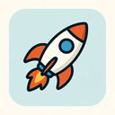 icon_science_rocket_simplified icon preview