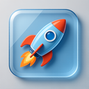 icon_science_rocket_transparent icon preview