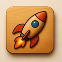icon_science_rocket_wooden icon preview