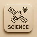 icon_science_satellite_embossed icon preview